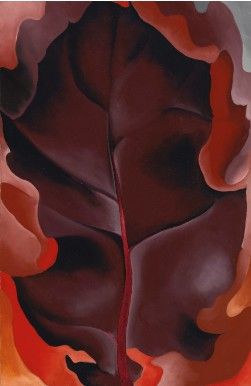 喬治亞•歐姬芙（Georgia O’Keeffe）作品 《秋葉2》