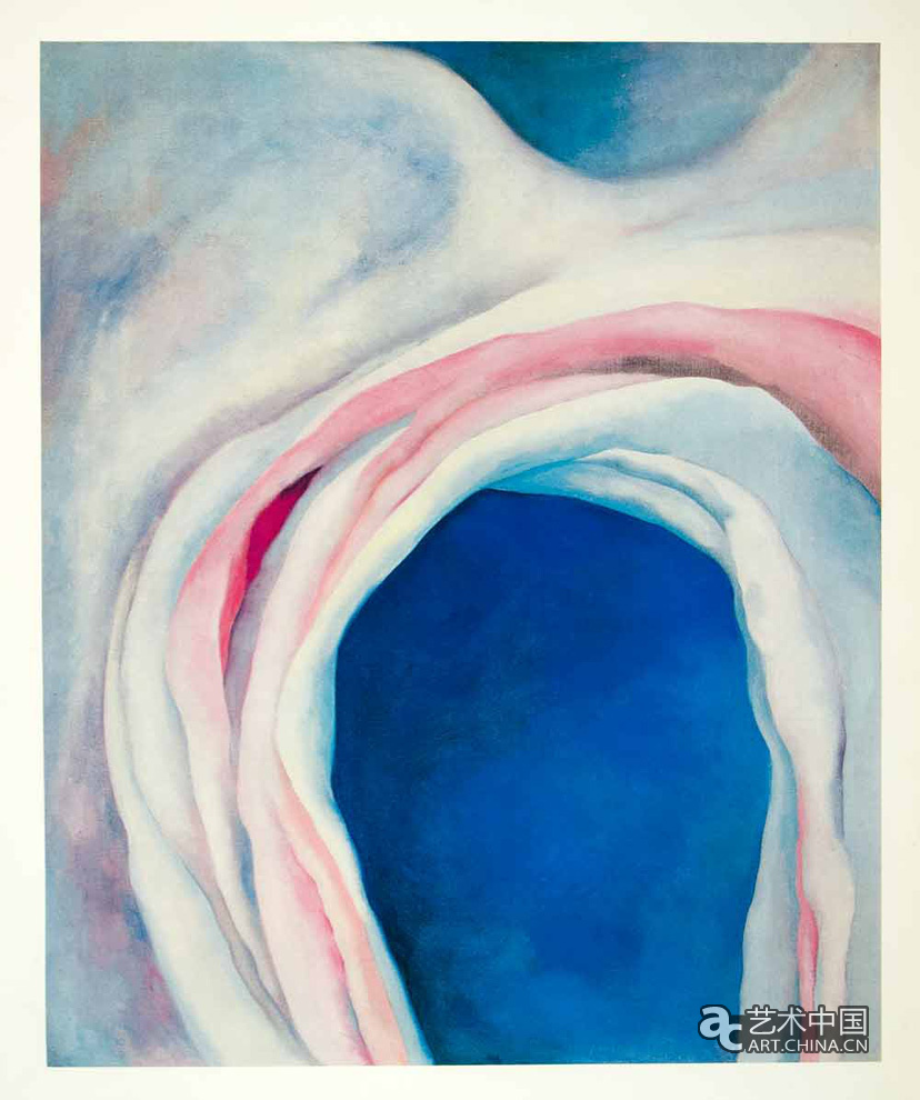 奧姬芙 作品 music pink and blue georgia o keeffe